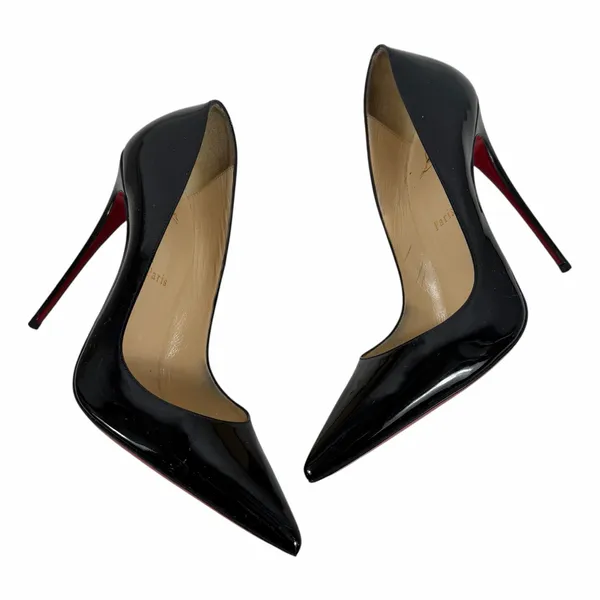 Christian Louboutin So Kate 120 Patent Leather Pump Black Size 40.5 - Image 7