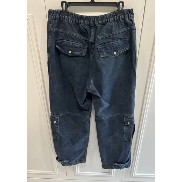 We The Free Free People Marx Slouchy Cargo Jeans Women's‎ 30 Y2K Grunge Baggy - Image 2