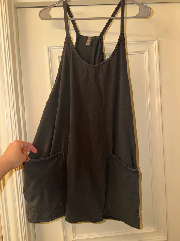 Free People Hot Shot Mini Dress Black M - Image 3