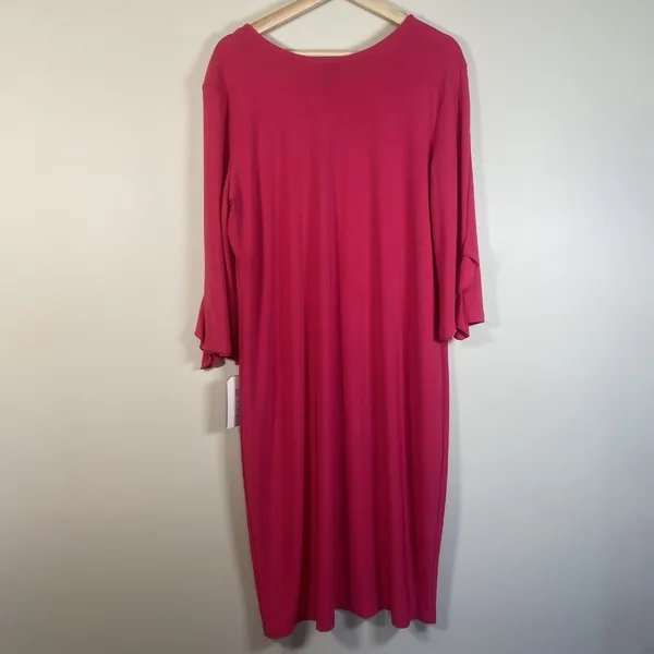 NWT Clara Sun Woo Pink Dress New With Tags Size X-Large Stretch $102 Retail‎ USA - Image 8