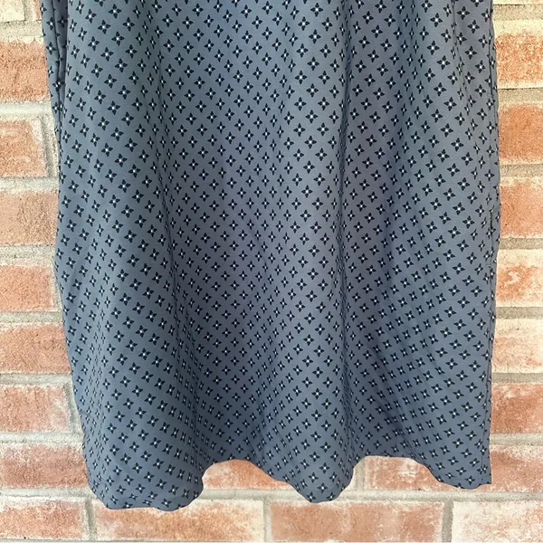 Abercrombie Fitch Flutter Sleeve Shift Dress Women’s Small S Blue Geometric - Image 3