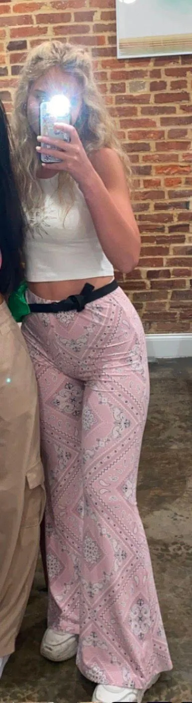 Forever 21 Pink Paisley Pants - Image 2