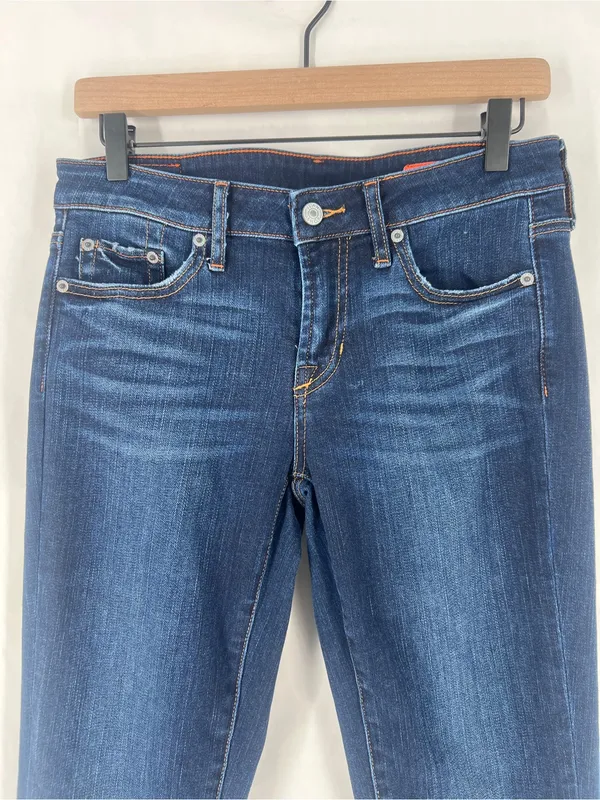 Jean Shop Cindy Cuffed Skinny Jean Dark Wash Denim Women's Size‎ 27 - Image 2