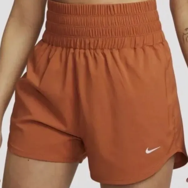 Nike High Wasted Running Shorts in Coral - Image 4