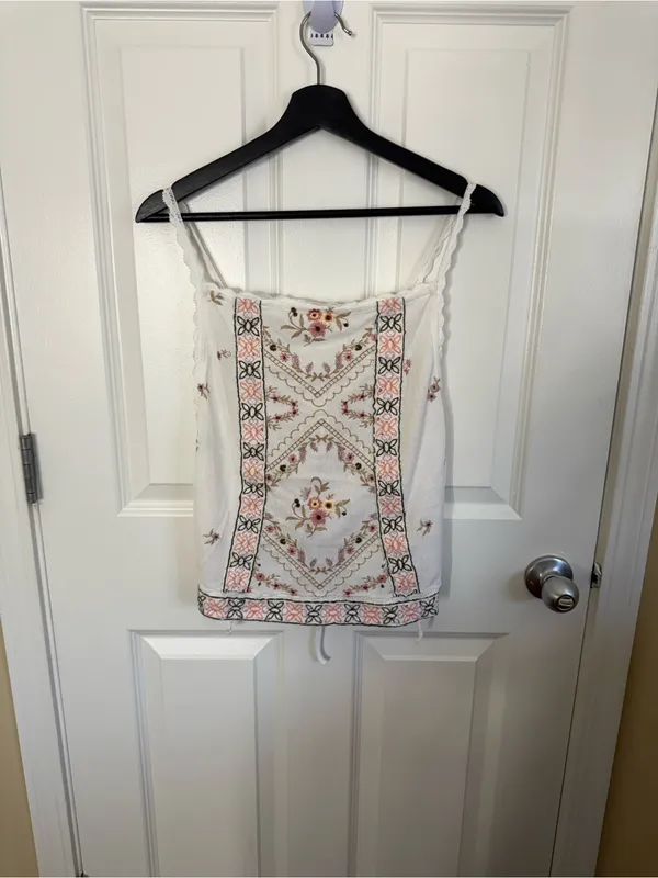 Free People Garden Party Top in Ivory XL - Image 2