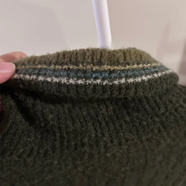 Vintage knit sweater Green - Image 5