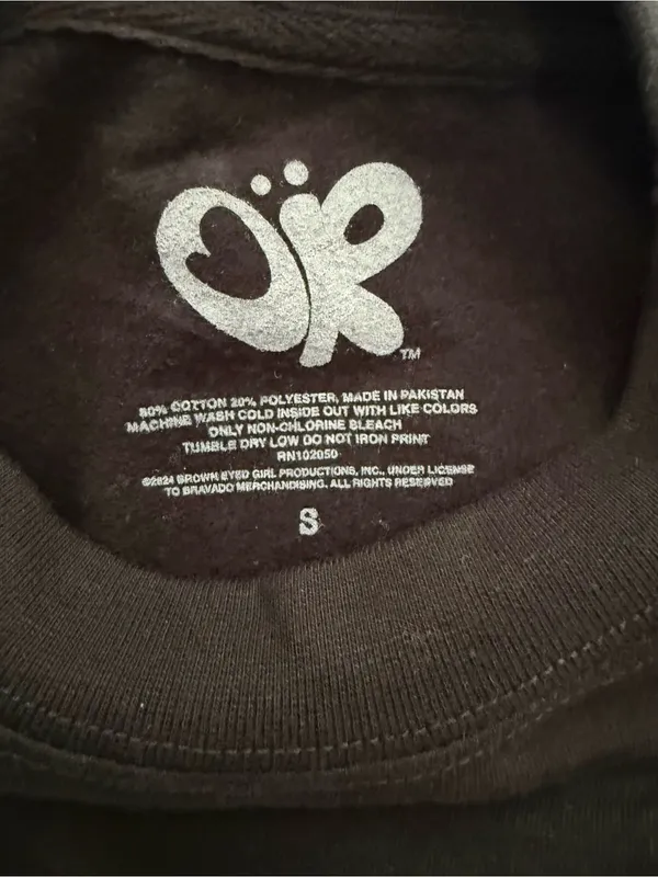 Olivia Rodrigo Black & Purple 'World Tour' Long Sleeve Tee - Image 5