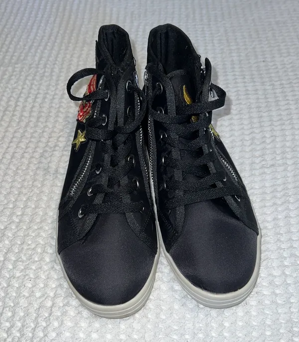 Madden NYC Candsy 8M High Top Lace Up Zipper - Image 2