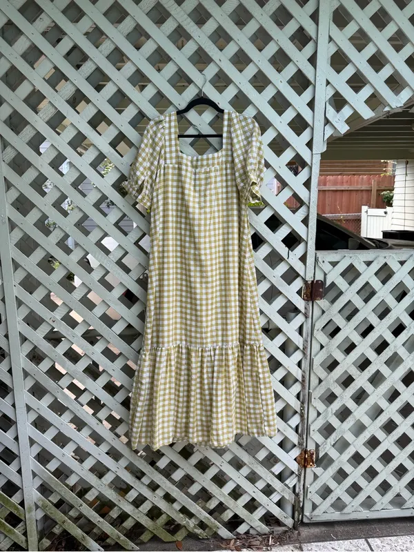 Emory park gingham maxi dress - Image 3