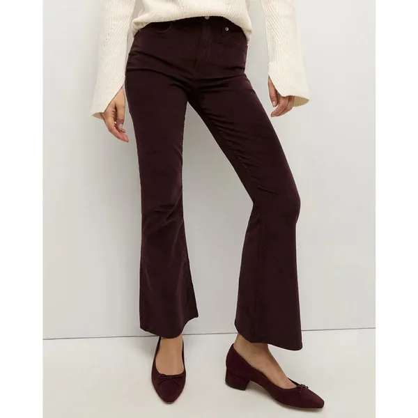 Veronica Beard Carly Corduroy Kick-Flare Jeans 25" 90s CBK Chic Bella‎ Hadid - Image 2