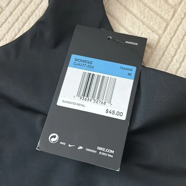 NWT Nike Pro NOT PADDED Sports Bra - Image 4