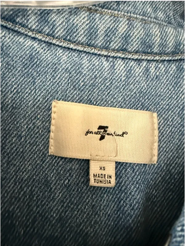 7 for all mankind denim top - Image 2