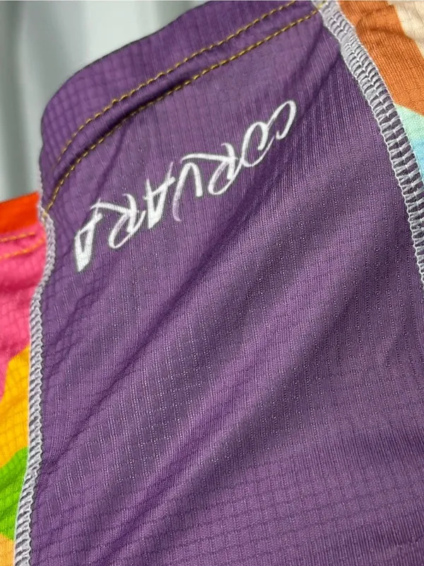 Women’s Sleeveless Geo-Print Cycling Jersey - Multicolor 3XL - Image 9