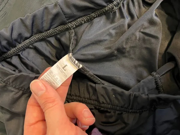 XL Black Polyester Active Shorts - Image 3