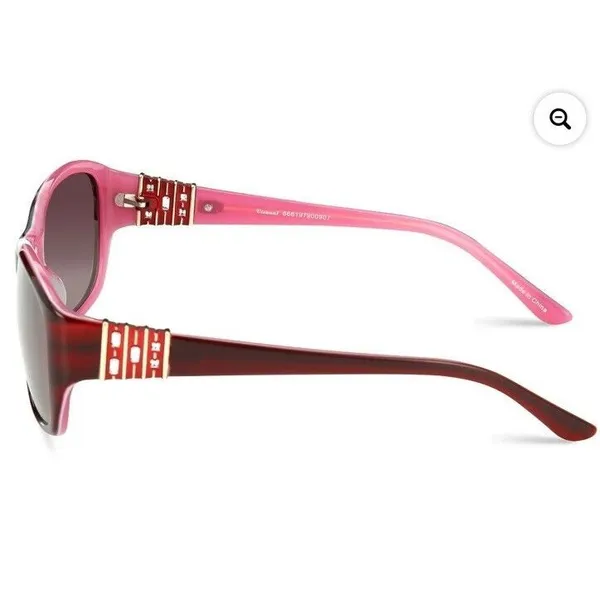 Solvori Women's Fashion Glasses‎ Vienna, Burgandy Frames Only 58-16-135 - Image 6