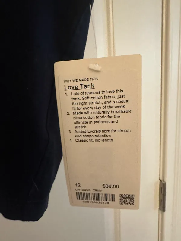 Lululemon Love Tank - Image 3