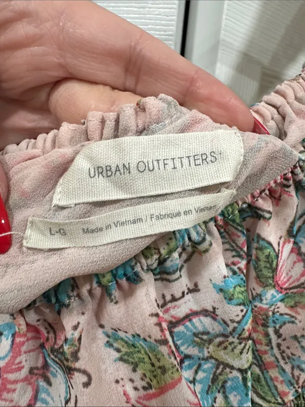 Urban outfitters Floral Smocked Peplum Tank Top - Image 4