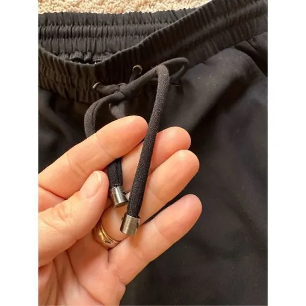 Trina Turk Dress Pants / Joggers Black Elastic Waistband and Tie Small‎ - Image 4