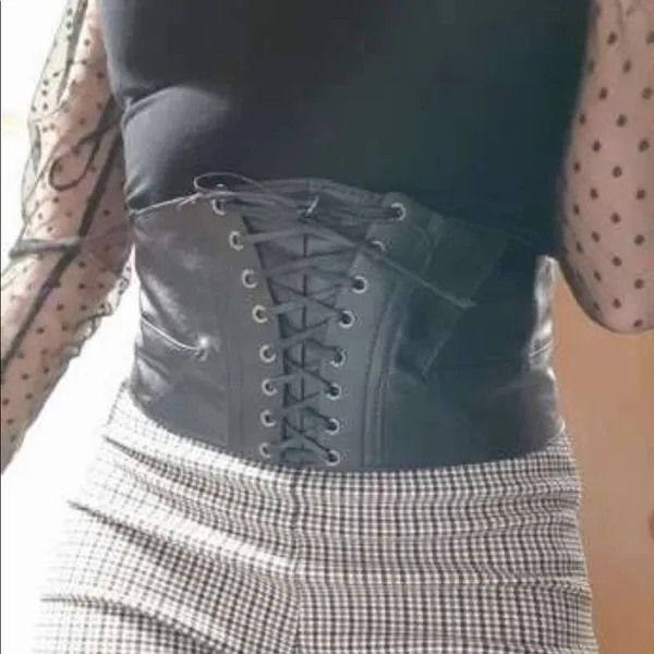 Black Corset Belt Steampunk New - Image 10