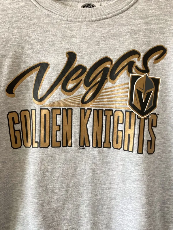 VGK Gray Crewneck Sweatshirt Women’s large - Image 6