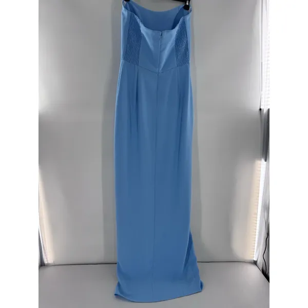Amanda Uprichard X Revolve Dress Sz M Maxi Bustier Side Slit Party Formal Gown - Image 7