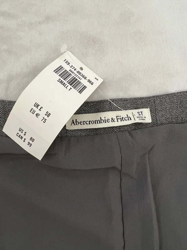 Abercrombie & Fitch Charcoal Gray Sleeveless mini Dress size Small T - Image 8