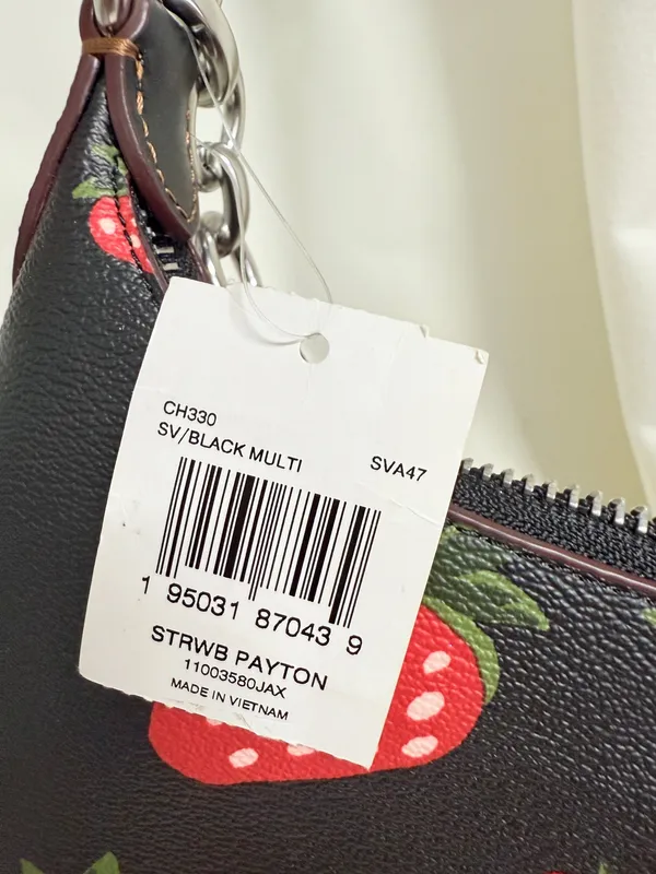 Coach Payton Hobo With Wild Strawberry Print CH330 - Image 10