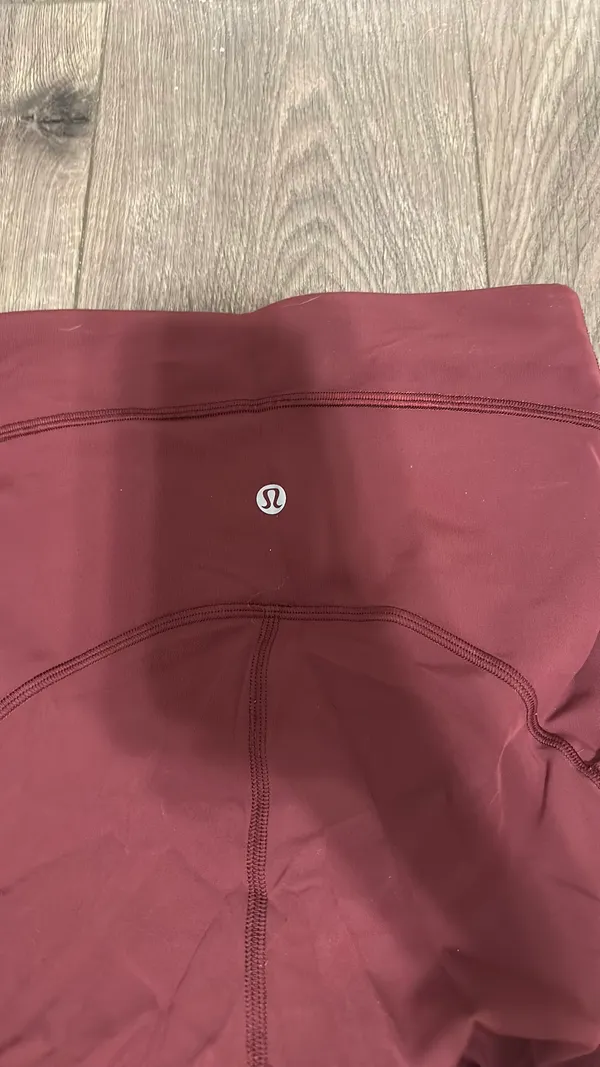 Maroon Lululemon Leggings Align 25" - Image 3