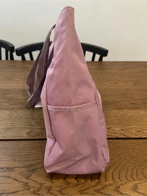 Esvan Pink Mauve Large Tote Bag Shoulder Purse Zip Top Multi Pocket NWT - Image 3