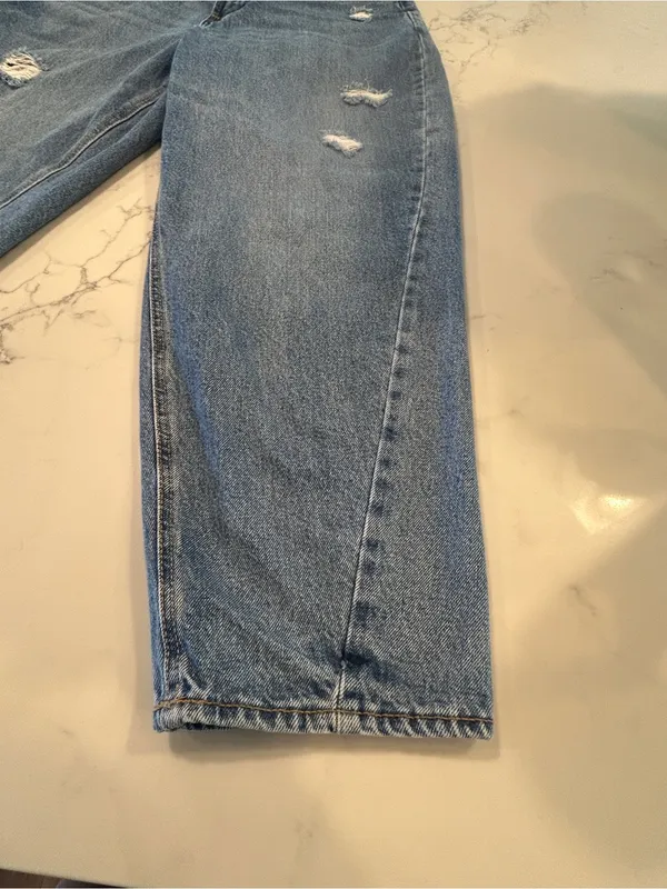 Old Navy Darla Extra Rise Loose Taper Me Barrel Jean Sz 8 - Image 3