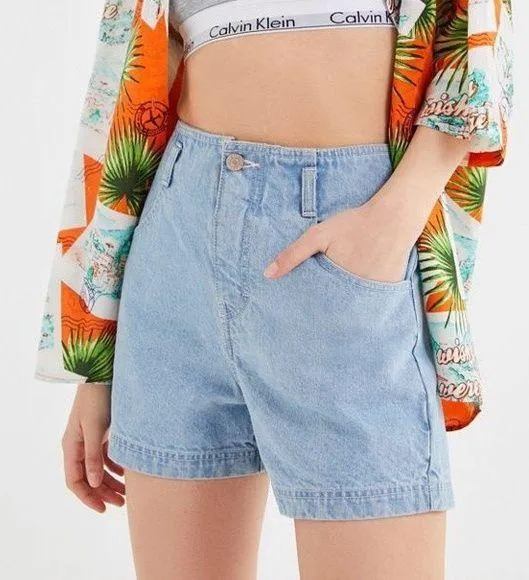 BDG No Waistband High Rise Denim Short - Image 4