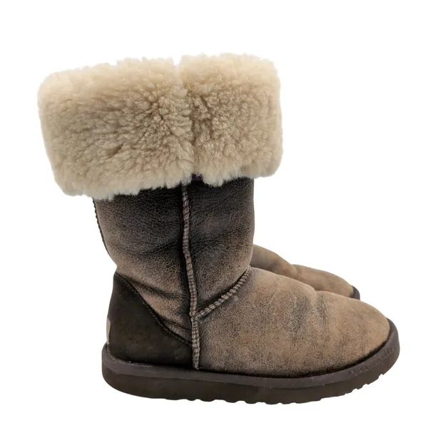 UGG Classic Tall Bomber‎ 5804 Sheepskin Lined Winter Boots Women Size 7 - Image 9