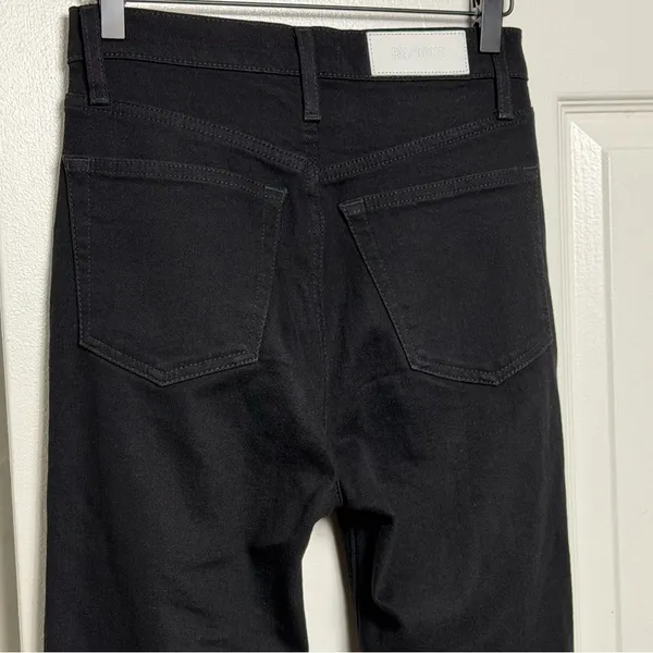 RE/DONE Black Straight Black Jet Jeans - Image 7