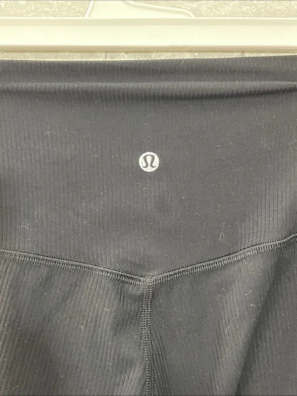 Lululemon Align Ribbed High-Rise Pant 25" Black - Image 3