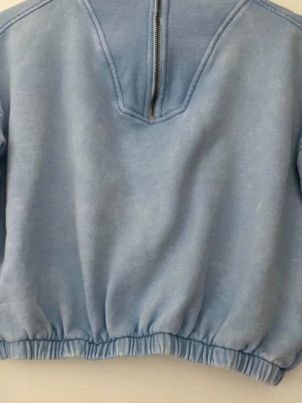 Free People Women's Blue Sweatshirt - Image 2