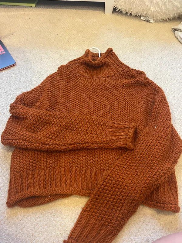 Forever 21 Orange Knit Sweater - Image 2