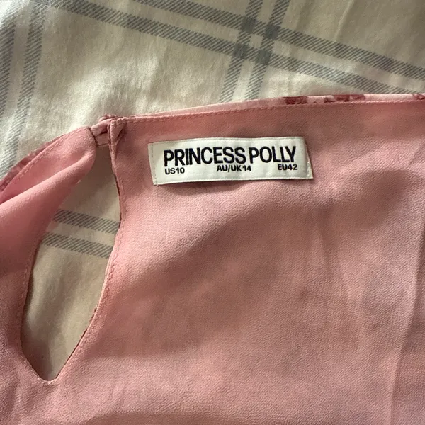 Princess Polly Pink Paisley Two Piece Set – Size 10 - Image 3