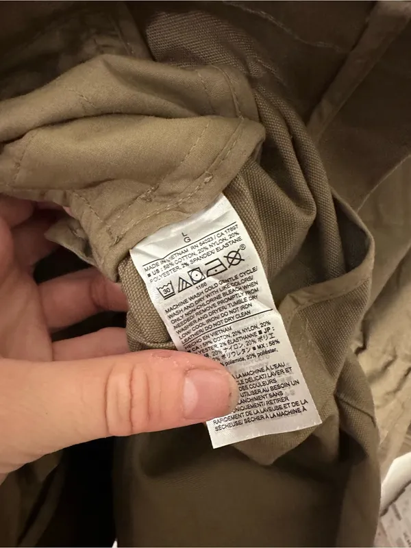 Banana Republic canvas barn jacket woodland taupe large - Image 5