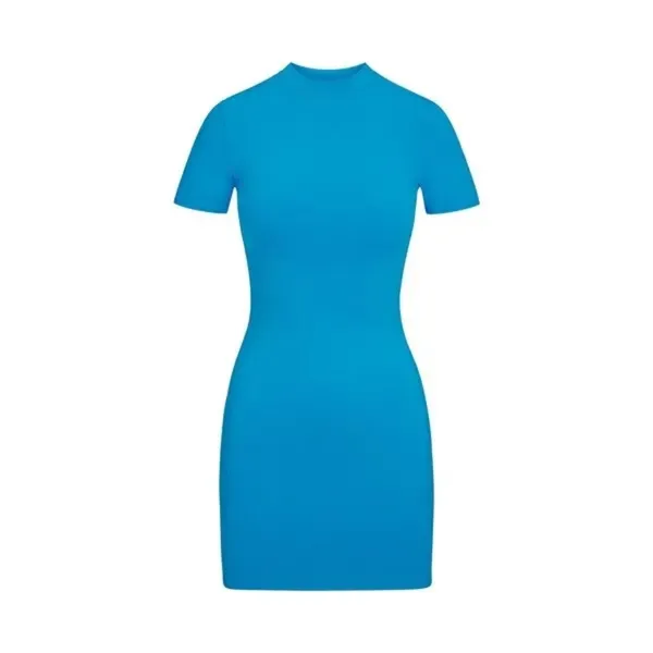 SKIMS Signature Swim T Shirt Dress - Neon Green, size Small, $88 - Image 9