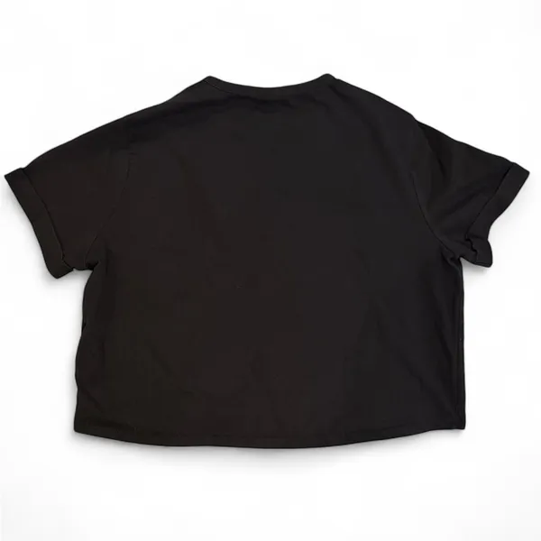 ASOS Black Boxy Crop Short Sleeve T-Shirt Women’s/Teens Size 8. - Image 2