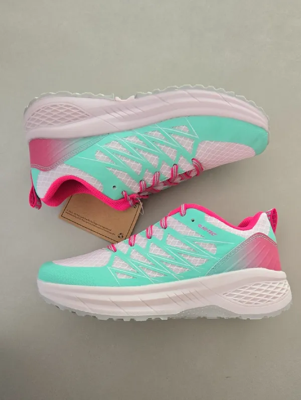 NWT! Hi-Tec Women’s Athletic Shoes - Mint Green & Hot Pink Size 6.5 - Image 5