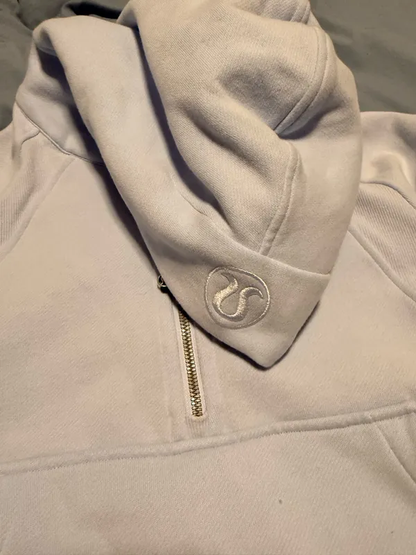 Baby Blue Scuba Lululemon Half-Zip - Image 2
