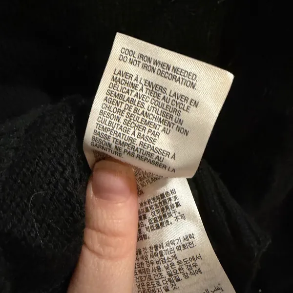 Karen Scott Black Sweater with Festive Sequin Design - Image 6