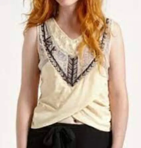 Free People Sahara Beaded Crochet Top - Image 2