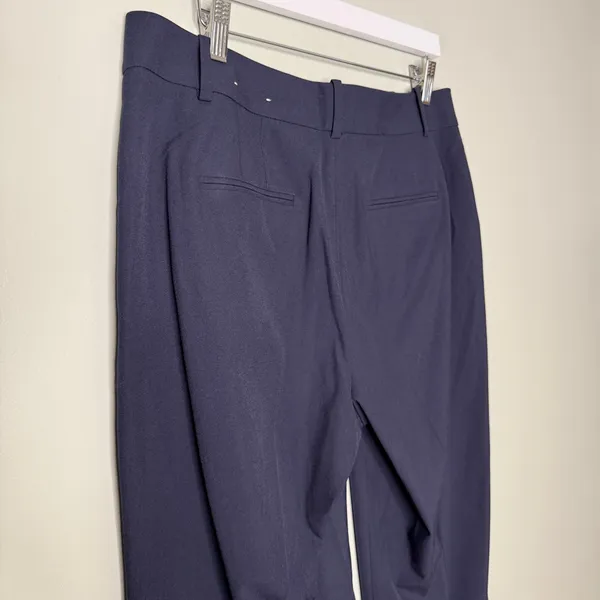 NWT Ann Taylor The Trouser in Seamless Stretch Curvy Fit Pants Navy Blue Size 10 - Image 6