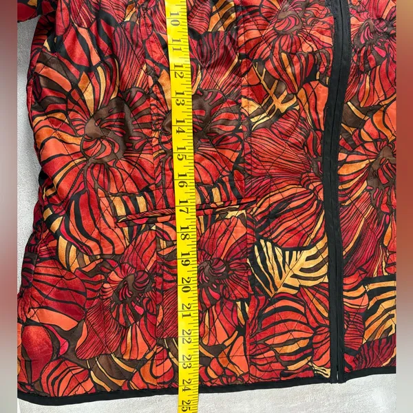 RQT Women's Sz XL Multicolored Quilted Full Zip Up Puffer Jacket - Image 14