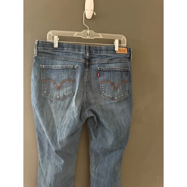 Levi's 525 Straight Leg Jeans Womens 14M W32 L32 Perfect‎ Waist Tummy Control - Image 4
