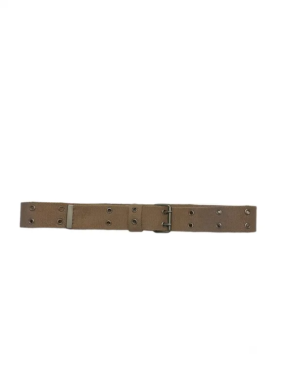 NWOT Tan Canvas Grommet Belt Blue - Image 2