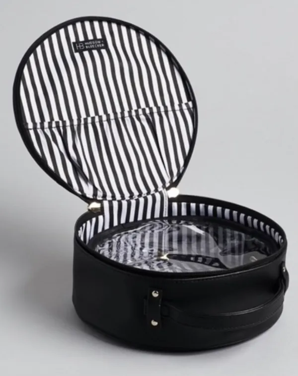 Hudson + Bleecker Preto Nomad Black Round Travel Kit Case - Image 2