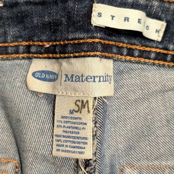 Old Navy Maternity M‎ Medium Underbelly Boot Jeans Bootcut Stretch - Image 3